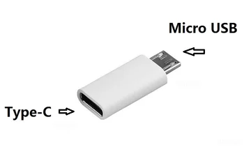 Tip-C Moški Konektor Micro USB 2.0 Ženski USB 3.1 Pretvornik Podatkov Adapter PADEC LADIJSKEGA prometa