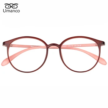 Ultralahkih Krog Obravnavi Očala za Ženske, Moške Anti Modra Svetloba Vijolično Črna Rdeča Presbyopic Očala Povečevalna +1.0~+4.0 Dioptrije