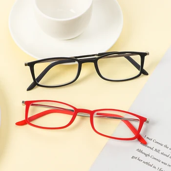 Ultrathin Obravnavi Očala Moških Anti Modra Svetloba Očala Ženske Mobilni Telefon, Držalo Ultralahkih Kvadratnih Recept Očala