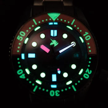 Uni-Dive Cenovno Potapljač Watch Podmornica Kontrast Izbiranje Safir Ploščo Monobloc Primeru Moških Samodejno Mehanske Ure 30Bar 300M