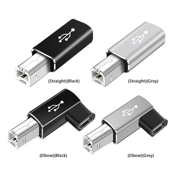 USB Tip C Ženski USB B Moški Adapter za optični bralnik, Tiskalnik Pretvornik USB C Prenos Podatkov Adapter za MIDI kontroler Tipkovnico
