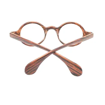 Vintage Ovalne, Okrogle 42.70 mm Acetat Eyeglass Okvirji Kratkovidnost Moški Ženska Polna Rim Retro Moda Stekla Rx Lahko