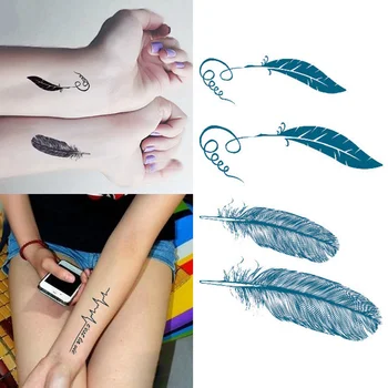 Visoka Kakovost Začasni Tattoo Nalepke za Moške, Ženske Izmenljive Nepremočljiva Body Art Nalepke