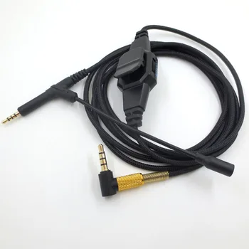 Za AKG Y40 Y50BT Y55 N60NC K545 Gaming Slušalke Avdio Slušalke Kabel Boom Mikrofon V-MODA Računalnik 3,5 na 2,5 mm PS4 Xbox En PC