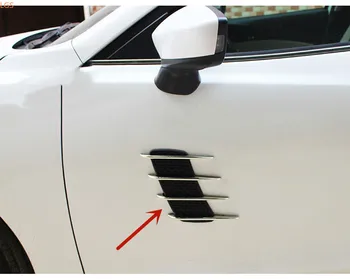 Za Mitsubishi Outlander LancerEX ASX Karoserija strani zraka vent nalepke, Dekorativne veter neto Dekorativne nalepke stanja Avto styling