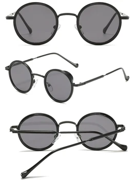ZFYCOL blagovne Znamke Steampunk Retro sončna Očala za Moške blagovne Znamke Oblikovalec Krog Punk Očala Gotike Izdelkov Žensk UV400 sončna Očala