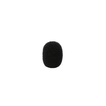 Črna Nove 5X Okroglo Žogo Lavalier Mikrofon Zajema Pene vetrobranskega stekla Goba Vetrobranska stekla 6 mm, Odpiranje