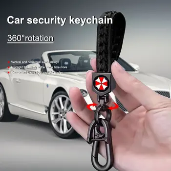 1pcs Avto Emblem Keyring Značko Dekoracijo Keychain brez Motornih Blaga Auto Trinket Za Umbrella Corporation, Logotip Avtomobile