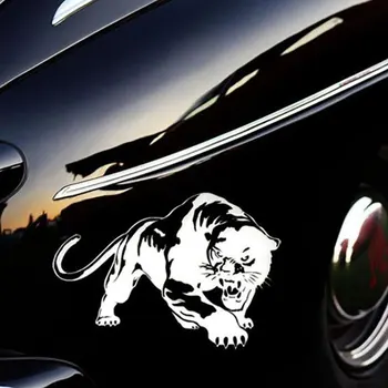 Avto Nalepke 3D 20*13cm Ognjeno Divje Panther Lov Smešno Nalepke Na Avto nalepke Nalepke in Zadnje Okno Vinil Avto Styling