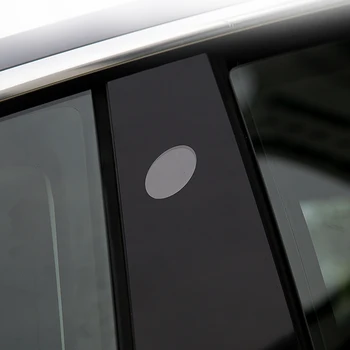 Avto Stolpec Anti-scratch Zaščitne Nalepke PVC Ogledalo Akril Decals Zunanjost Dekoracijo Za Tesla Model 3 Auto Film Dodatki