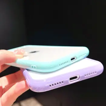 Barvita Odbijača Shockproof Trasparent Primeru Telefon Za iPhone Mini 12 11 Pro Max XR X XS Max 8 7 6S Plus SE 2020 Jasno, Zadnji Pokrovček