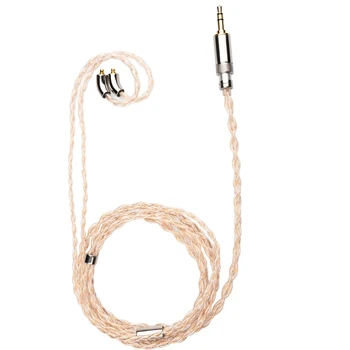 FiiO LC-RE Pro Tri-Kovinski (Zlato,baker in srebro žice) Swappable vtič za slušalke 3.5 mm 4.4 mm 2,5 mm MMCX kabel za FiiO/Shure