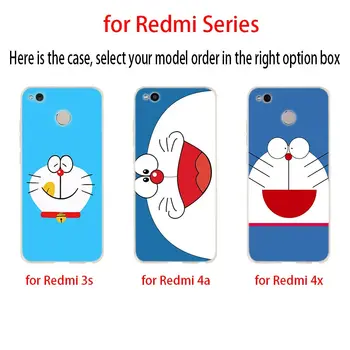 Gambar Doraemon Hd Coque Funda Telefon CasesSoft Primeru Kritje Za Xiaomi Redmi 10 9a 8a 6a 7a 4a 5a 4x 6pro 6a 9at torba Torba