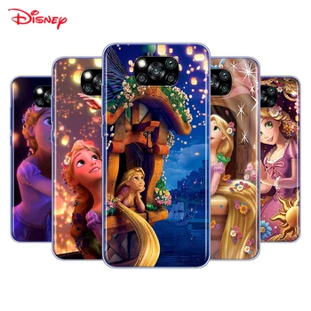 Princesa Rapunzel Disney Za Xiaomi Poco X3 NFC M2 X2 F2 F3 C3 M3 F1 Pro Mi Igrajo Mešanico 3 A3 A2 A1 6 5 Lite Mehko Primeru Telefon